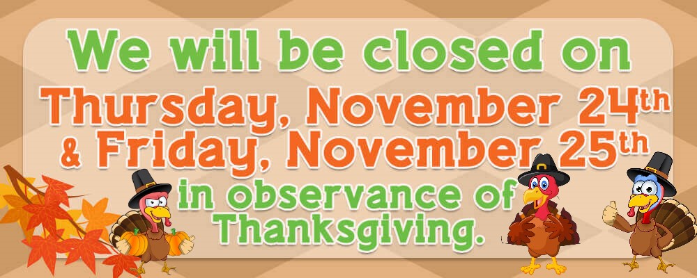 Thanksgiving week hours and more