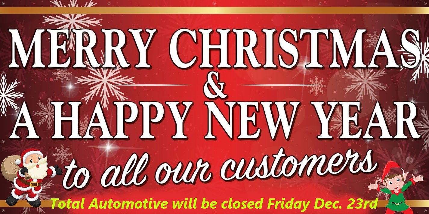 Holiday Hours 2022 ~ Closed Friday December 23rd & Monday December 26th